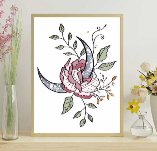 booming moon product wall web