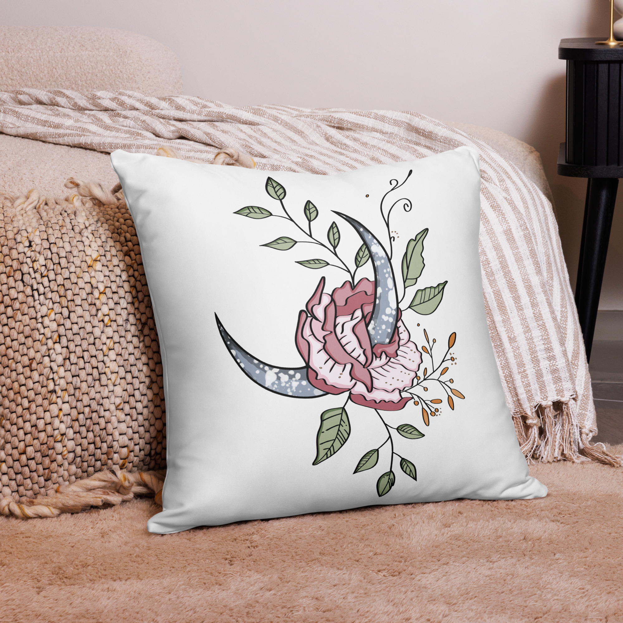 “blooming moon” – Basic Pillow