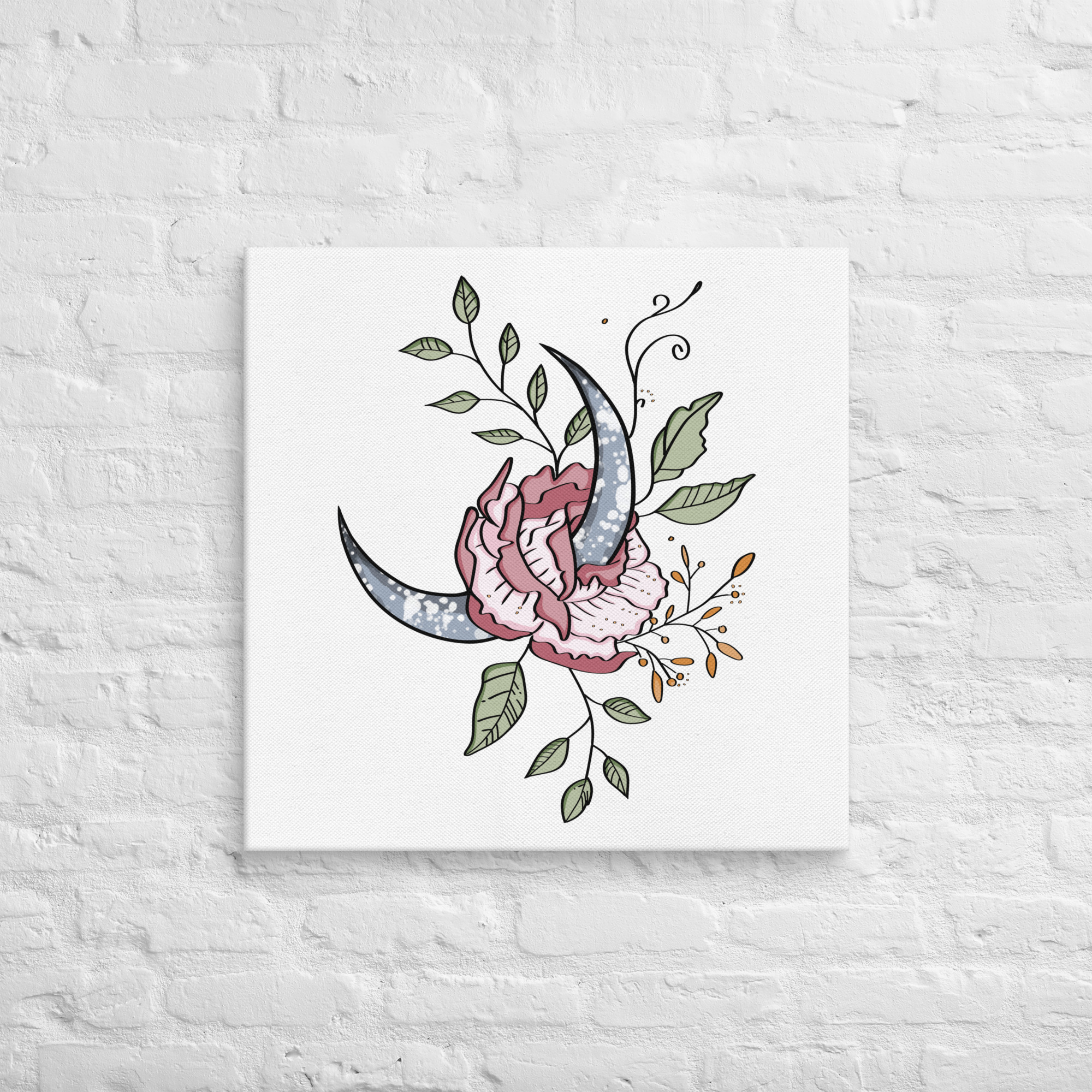 “blooming moon” – Canvas