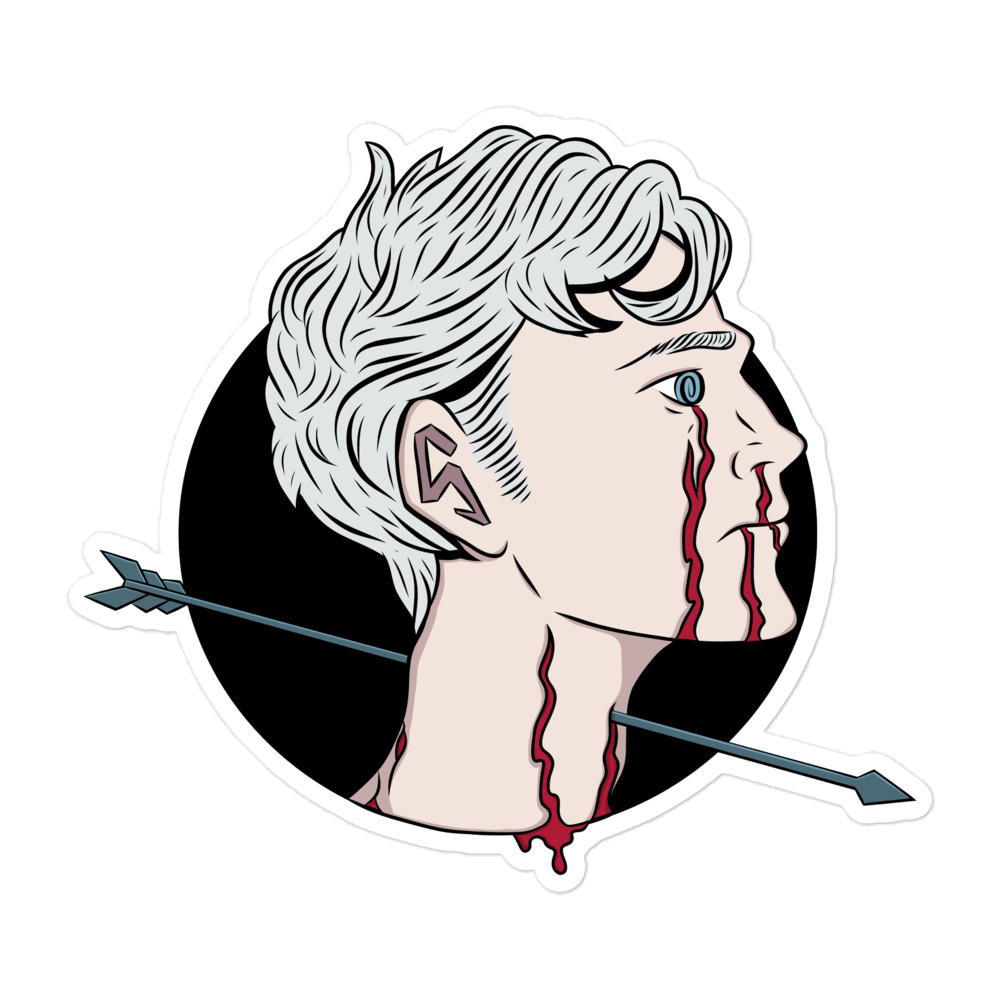 “the state of man” – Bubble-free stickers